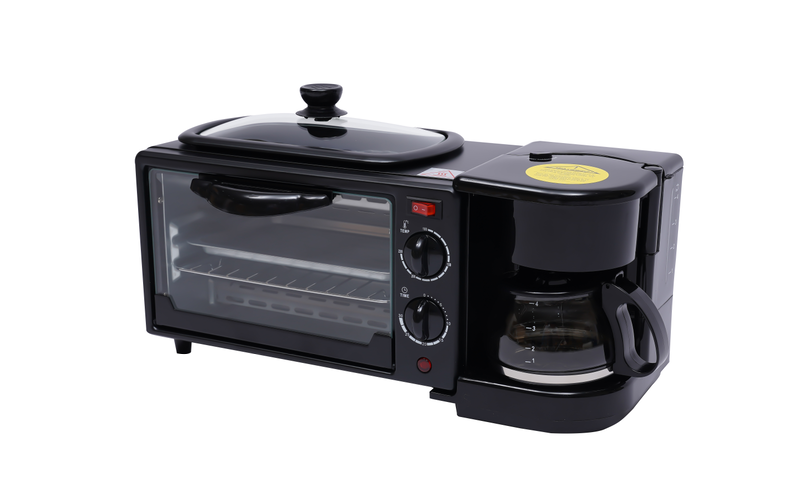 Macchina Per La Colazione 3 in 1 1050w Fornetto 9L Tostiera Macchina Caffè HOT