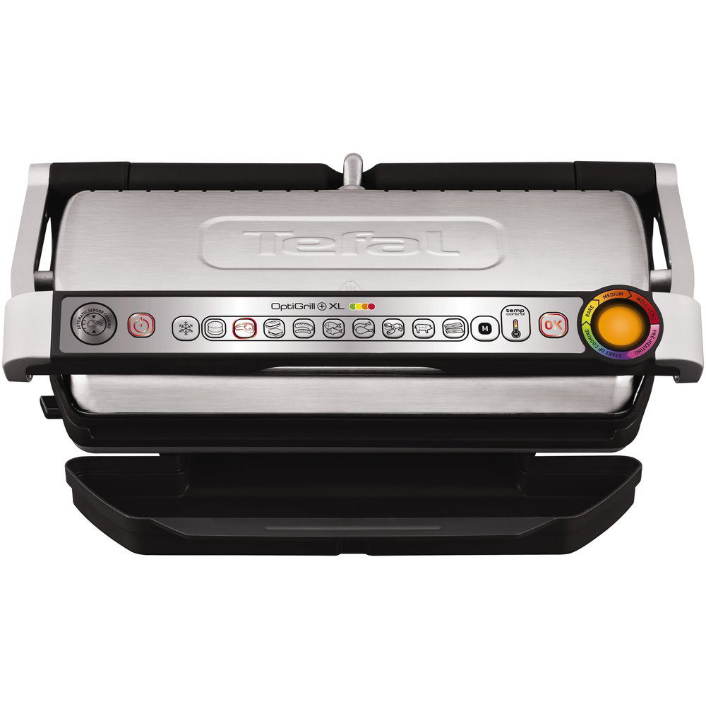 Tefal Optigrill XL Piastra grill a contatto antiaderente 9 programmi barbecue
