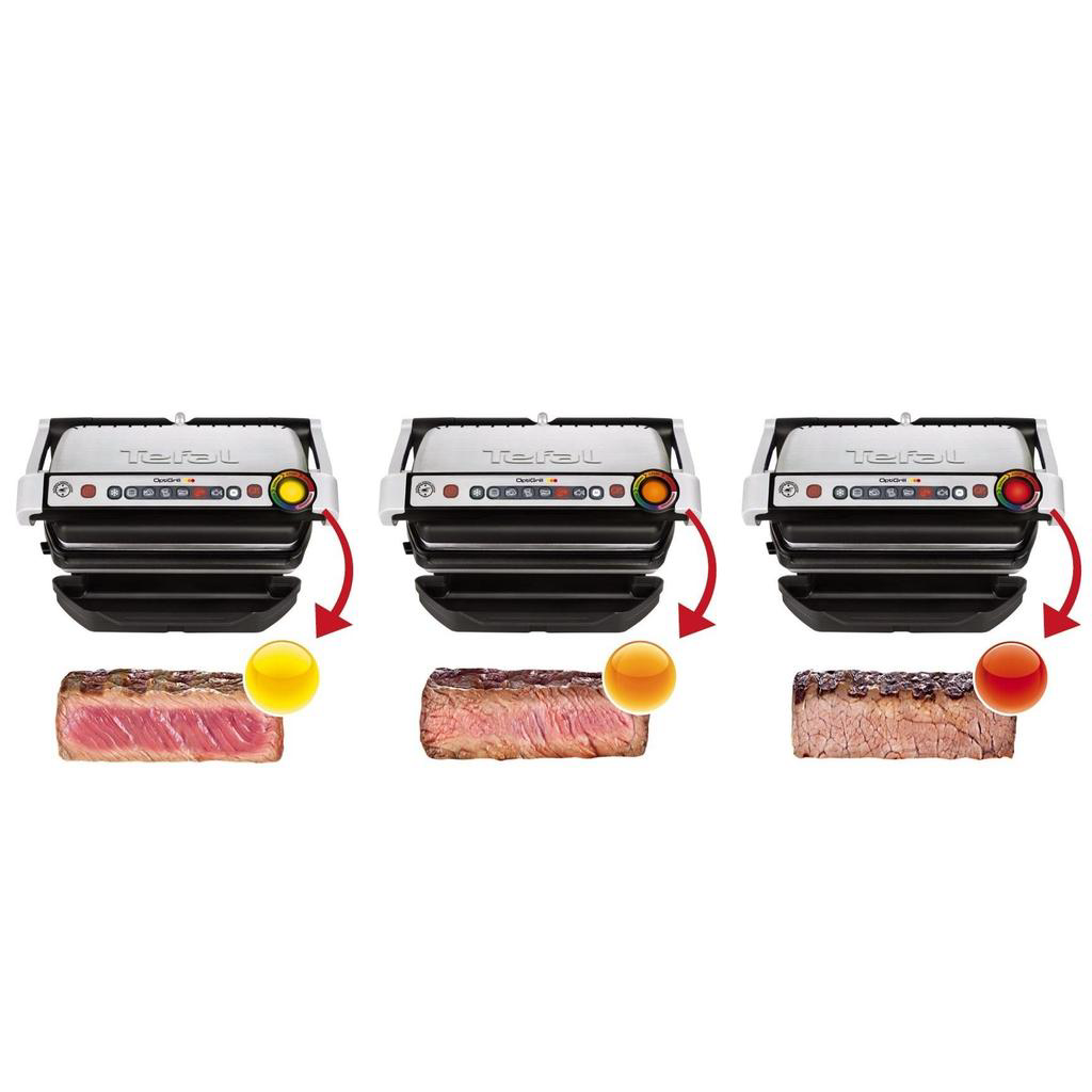 Tefal Optigrill XL Piastra grill a contatto antiaderente 9 programmi barbecue