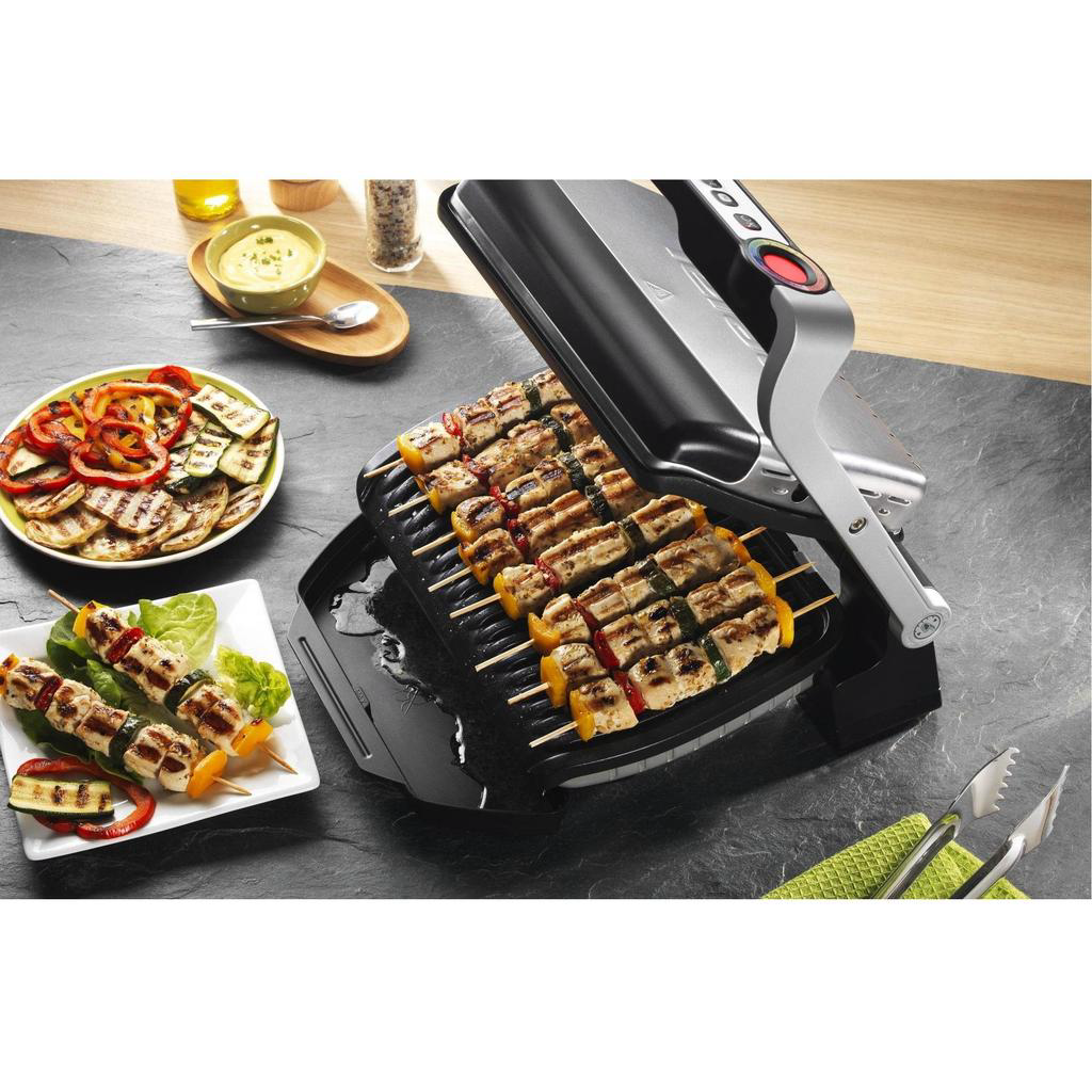 Tefal Optigrill XL Piastra grill a contatto antiaderente 9 programmi barbecue