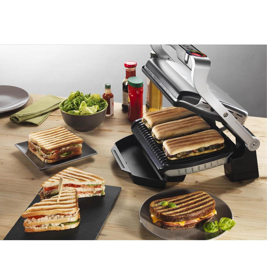 Tefal Optigrill XL Piastra grill a contatto antiaderente 9 programmi barbecue