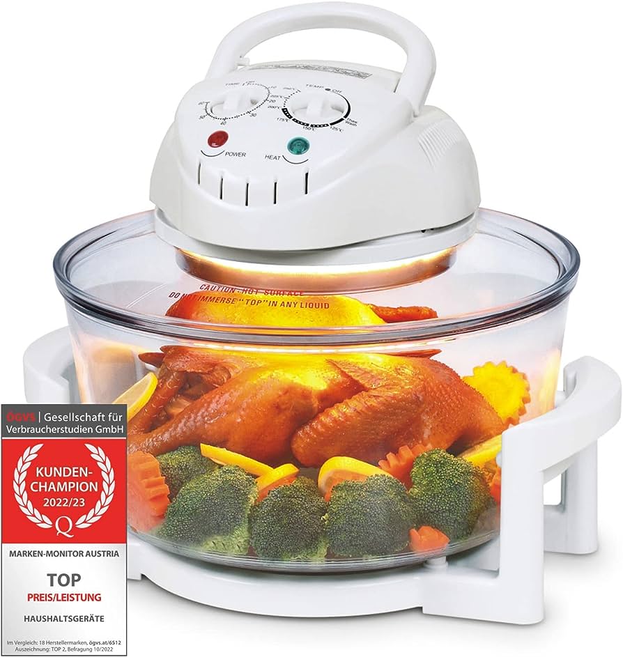 Forno Alogeno ad Aria Ventilato 15 litri 1400 watt no olio Kooper Bonny