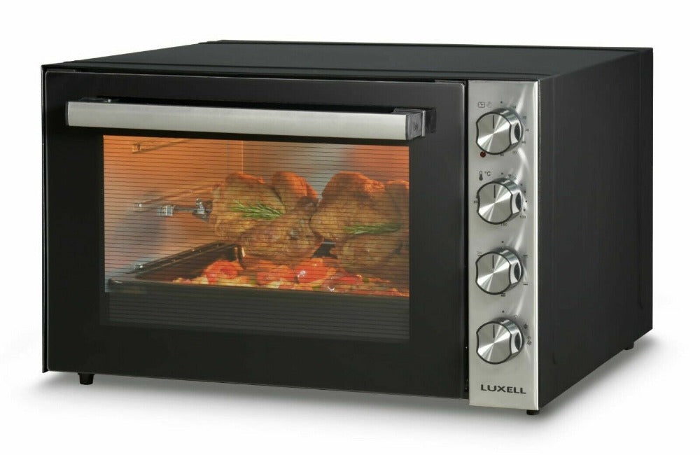 Luxell Forno Elettrico Ventilato 70 LT con 4 Manopole Grill