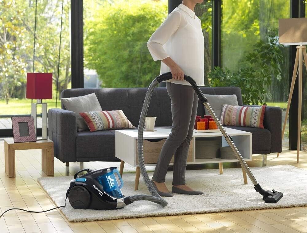 Rowenta RO3731 Compact Cyclonic Aspirapolvere ciclonica a Traino senza Sacco 750