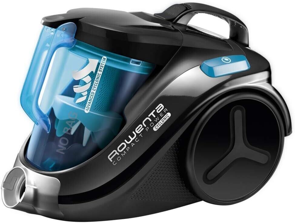 Rowenta RO3731 Compact Cyclonic Aspirapolvere ciclonica a Traino senza Sacco 750