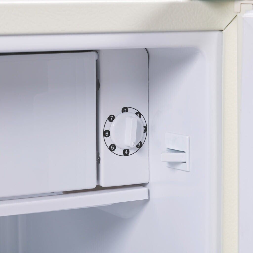 MINIFRIGO FRIGORIFERO PICCOLO FRIGO VINTAGE CREMA ANNI 50 100L CAS. CONGELATORE