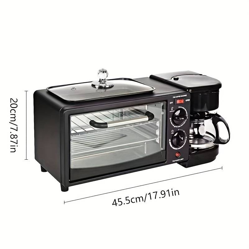 Macchina Per La Colazione 3 in 1 1050w Fornetto 9L Tostiera Macchina Caffè HOT