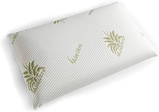 CUSCINO FIOCCO MEMORY FOAM FODERA ALOE VERA ORTOPEDICO ERGONOMICO ITALIA 16 H