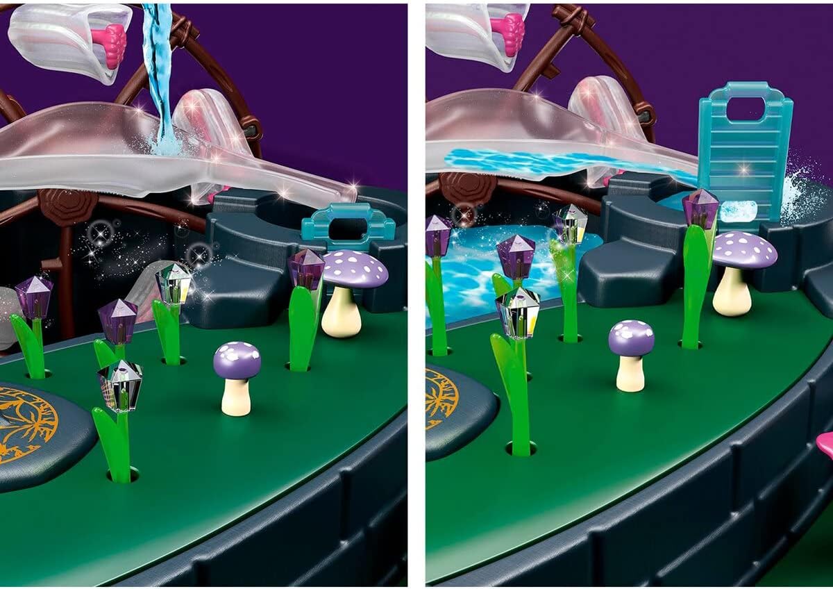 Playmobil Adventures of Ayuma 70800 Magical FORESTA DELLE FATE, con acqua, con luci e funzioni a scomparsa, For ages 7+