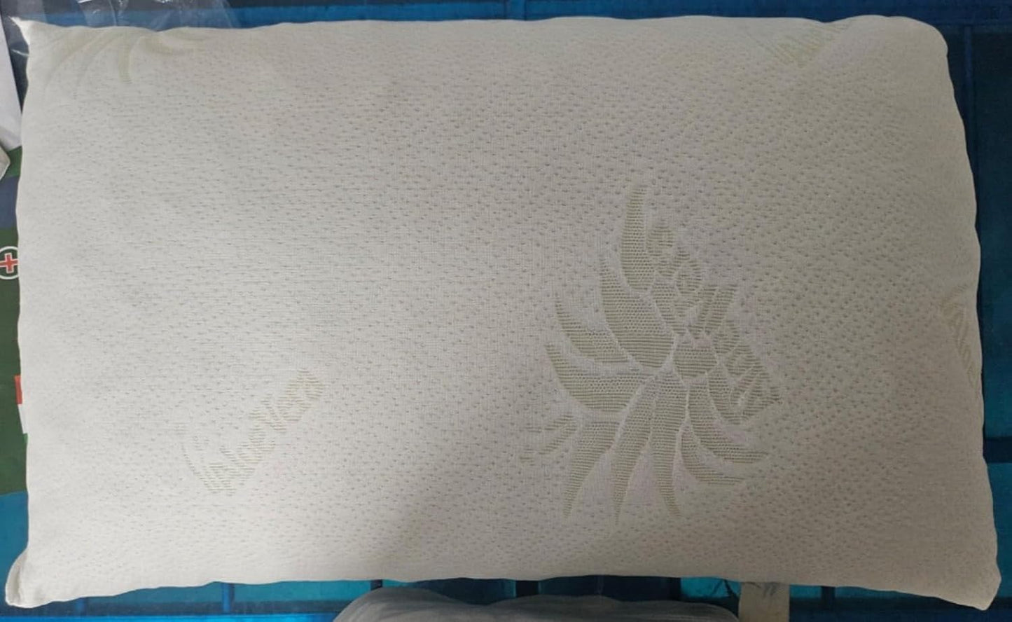 CUSCINO FIOCCO MEMORY FOAM FODERA ALOE VERA ORTOPEDICO ERGONOMICO ITALIA 16 H