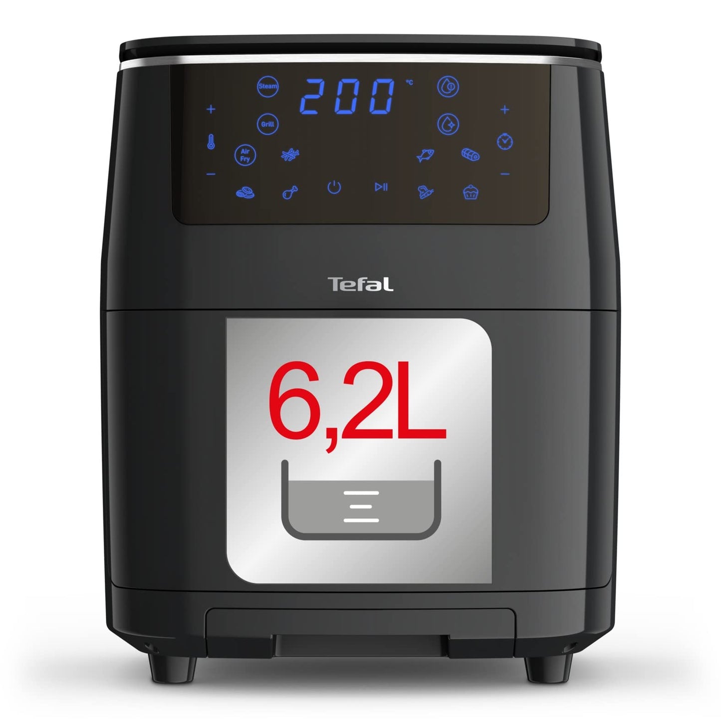 Tefal Easy Fry XXL 6.5L Friggitrice ad aria digitale 3 in 1 Griglia Vapore 1700W