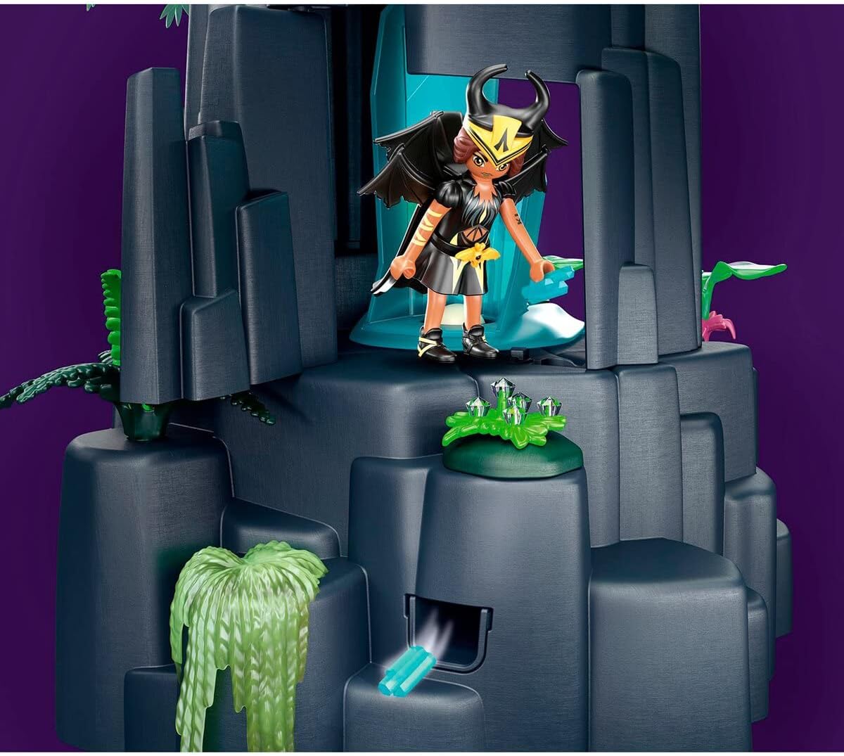 Playmobil Adventures of Ayuma 70800 Magical FORESTA DELLE FATE, con acqua, con luci e funzioni a scomparsa, For ages 7+