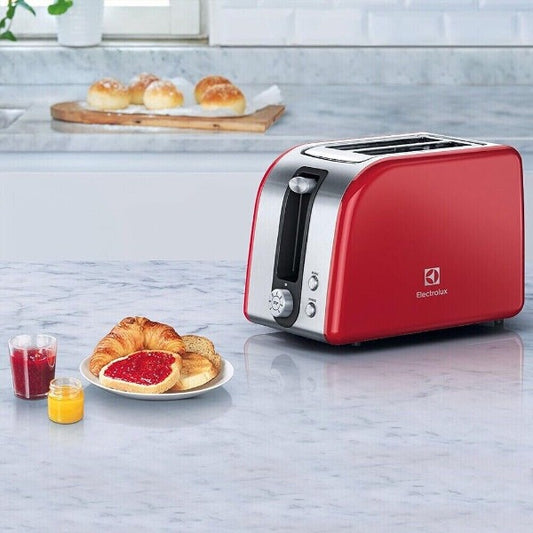 Tostapane Inox Electrolux 850W ROSSO 7 Modalità Cottura Retrò