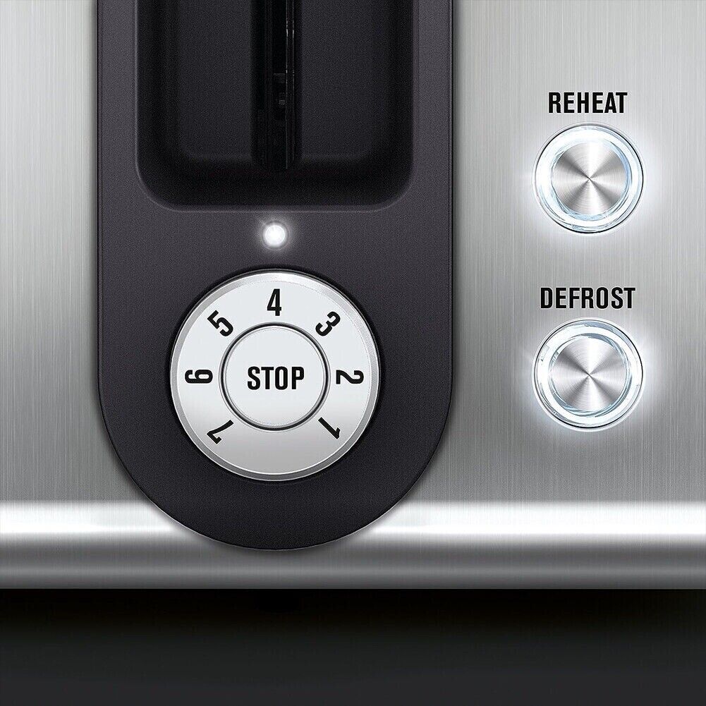 Tostapane Inox Electrolux 850W ROSSO 7 Modalità Cottura Retrò