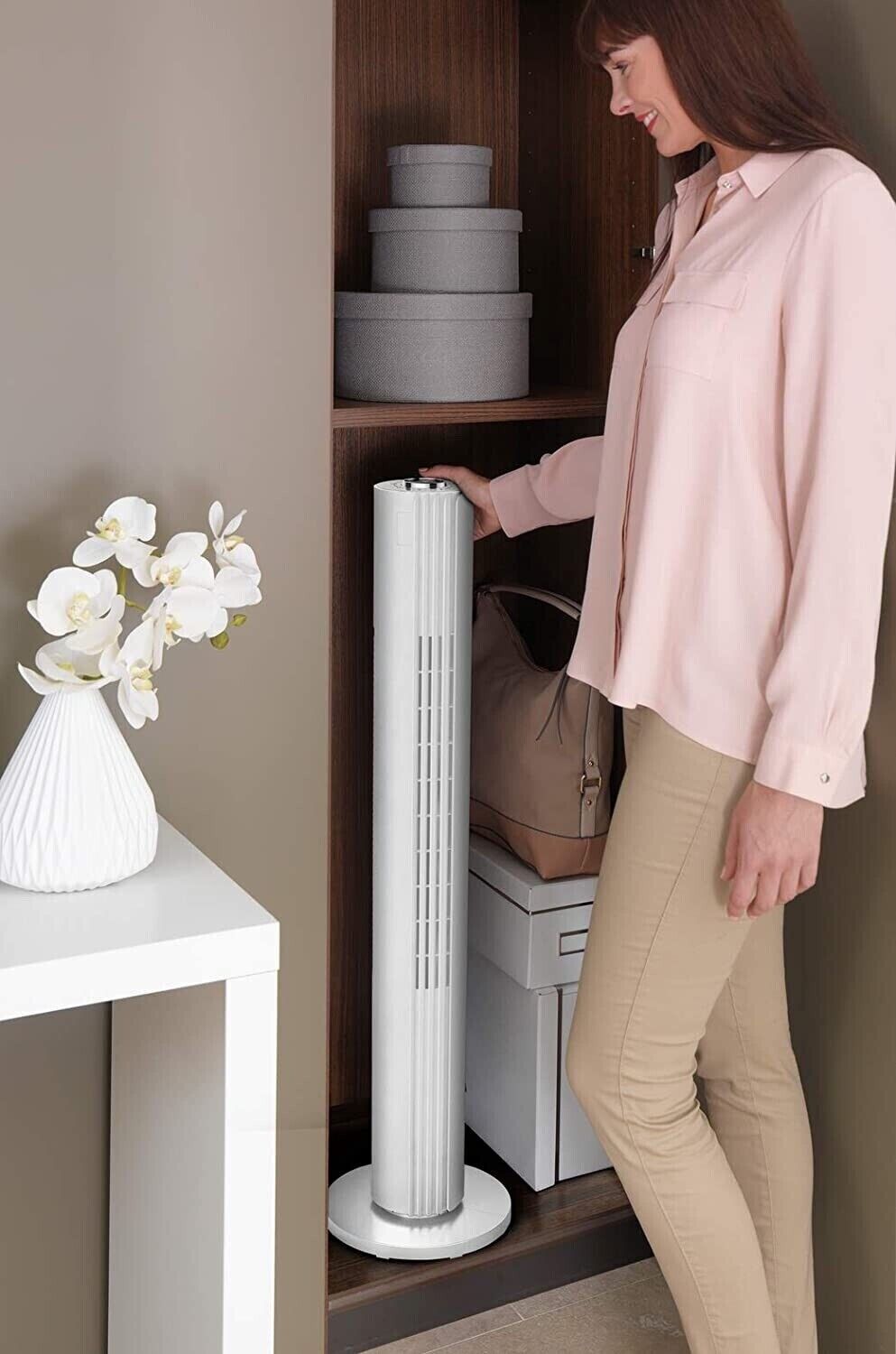 Ventilatore a torre Rowenta VU6720 URBAN COOL 40W torretta Bianco Silenzioso