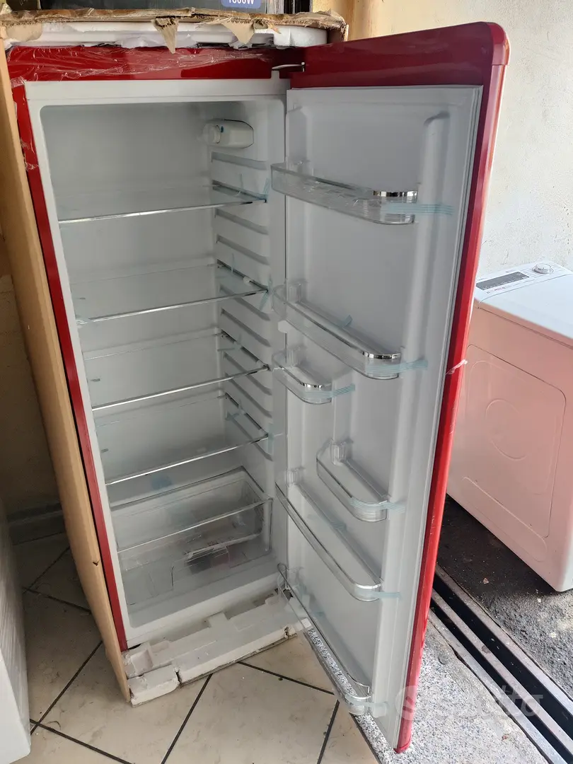 Frigorifero rosso mono porta francese vintage retrò A+ anni 50 242 LT 145 X 55