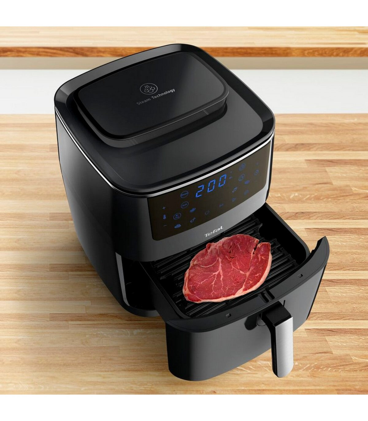 Tefal Easy Fry XXL 6.5L Friggitrice ad aria digitale 3 in 1 Griglia Vapore 1700W